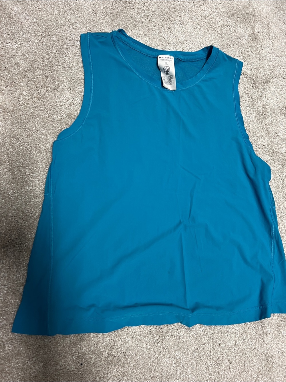 Athleta Teal Blue Performance Tank Top